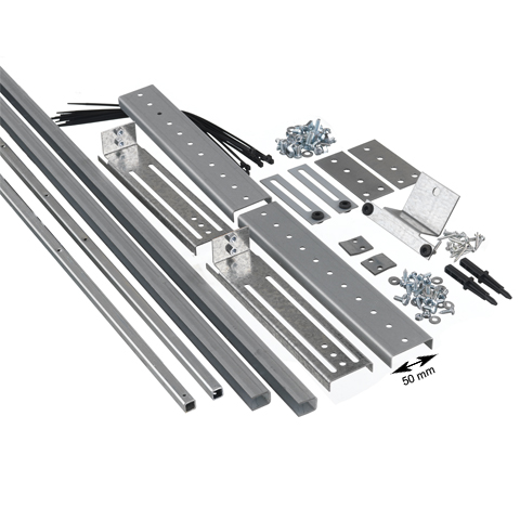 Montagekit/Ljusridofäste, Cedes, Universalkit för ljusridåinfästningar