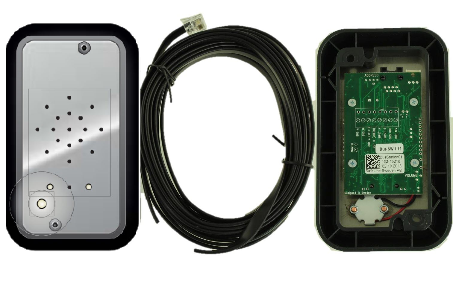 Talenhet med nödjlus, SafeLine SL6, Utanpåliggande