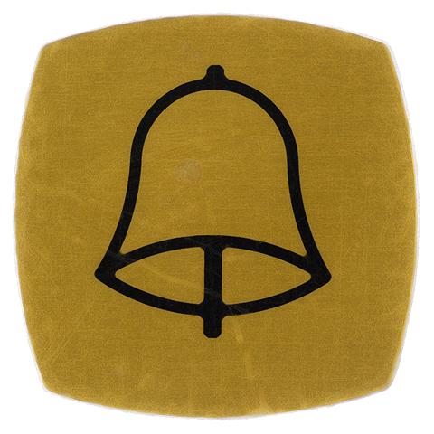 Tryckbricka, KONE-M relief, klocka