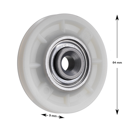Brythjul/Synkrulle, Prisma, D=64/60/10x9/13,5mm