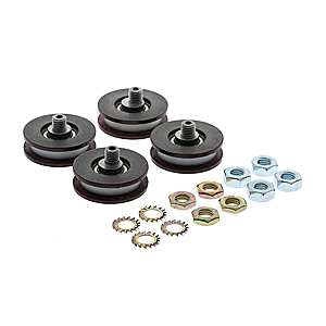 Bärrulle, Otis, Orly/LM, ø50/40mm, M10, med excenter, 4-pack