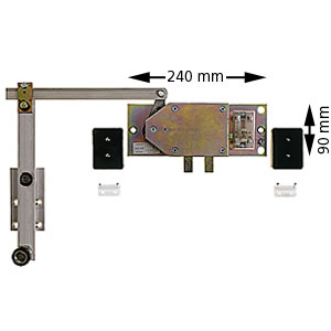 Varuhisslås, LI-25-H, endast lås