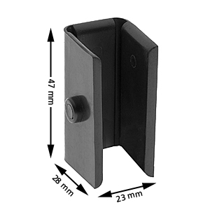 Styrskofoder, Thyssen, 48x28x23, 16mm gejd, vikbart