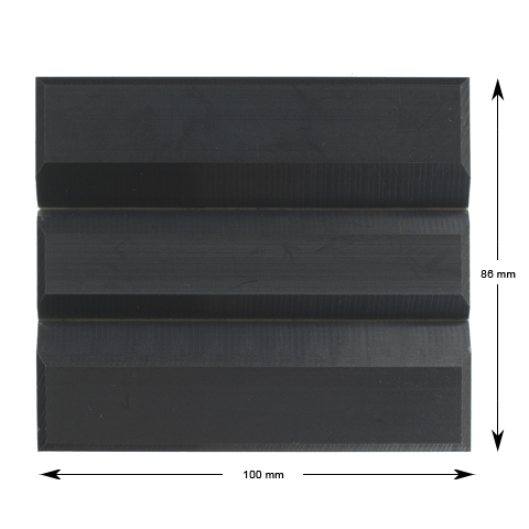 Styrskofoder L10, Schindler BFK10, 100x26.5x30, 10mm, vikbart, WSMKL