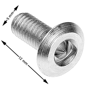 Skruv, Shield, M5x12, blankförzinkad