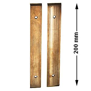 Glidsko, 200x30x5, mässing