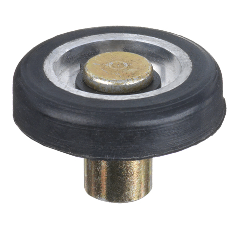 Låsrulle med axel, 10x20mm, 30mm ½-rulle