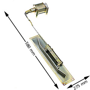 Låsbanekit, ELB-75, 230VAC, inkl montagekit, dämpad